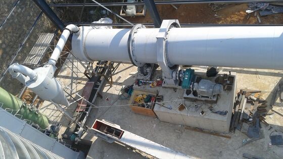 Rotary Dryers with 50°C to 400°C Operating Temperature, Adjustable Speed, and Electric Motor Power Source