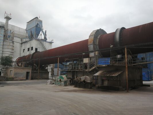 Customizable Rotary Kiln with 50-100 Tons Per Hour Capacity, 1000℃ Rated Temperature, and Two Years Guarantee