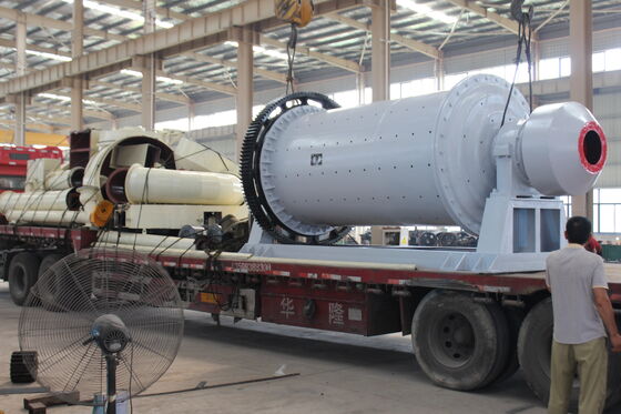 1.2m to 13m Length Dry Ball Mill Grinding Equipment with ≤25mm Feeding Size and 0.074-0.4mm Discharge Size