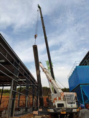 3.5 Meters Diameter Continuous Rotary Kiln with 0.65-1.95r/min Rotate Speed for Steel Industry Thermal Operations