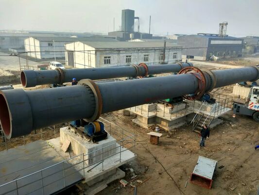 Gear And Pinion Drive Rotary Kiln with 200 Tons Per Day Capacity and 3.6m External Diameter for Industrial Thermal Processing