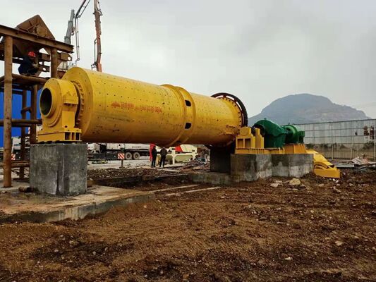 High Manganese Cement Ball Mill with Max Ball Load 9t for Wet Or Dry Type Grinding in Industrial Applications