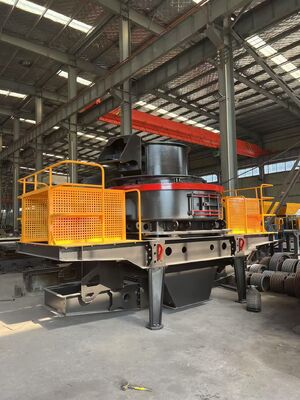 8-50 t/h Processing Capacity Sand Making Machine with 0-5mm Feed Out Size and Welded Steel Structure for Sand Production