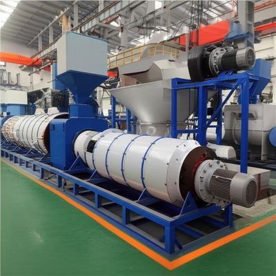 Customizable Rotary Kiln with Refractory Bricks and Steel Construction for High Temperature Applications