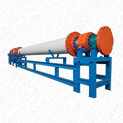High-temperature Firing Rotary Kiln with Refractory Bricks and Steel Construction for Industrial Applications