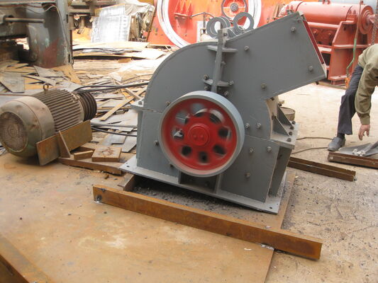 Heavy Hammer Crusher with High Manganese Steel Hammer Heads 55-315 KW Motor Power for Stationary or Mobile Installation