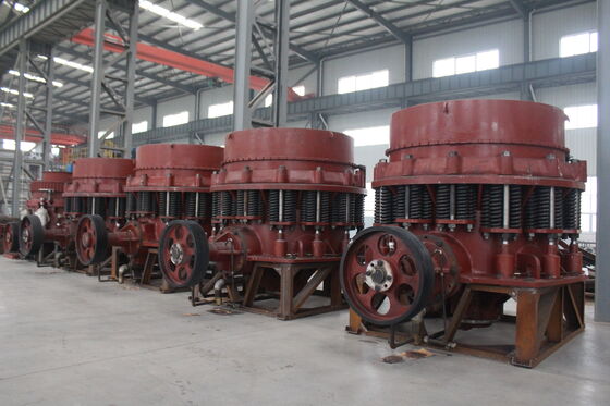 Britador de Mandíbulas Cônico de Mola com Sistema de Lubrificação Automática e Capacidade de 30-500 Toneladas por Hora para Trituração Pesada