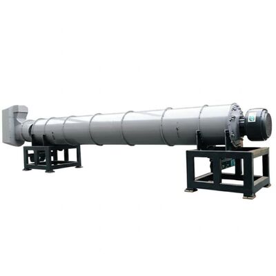 Three Cylinder Dryer with Screw Conveyor Discharging and Horizontal Installation for Efficient Moisture Removal in Industrial Applications