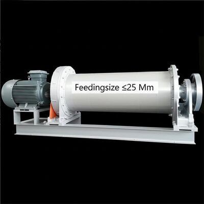 Dry Ball Mill with ≤25 mm Feeding Size and 0.074-0.89mm Output Size for Horizontal Installation